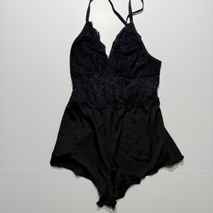 Black Lace Women’s Lingerie Romper